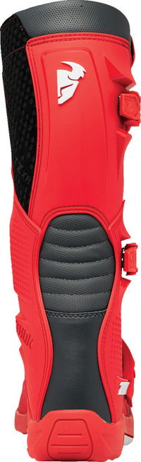 Thor 2024 Youth Blitz XR Red Charcoal Motocross Boots