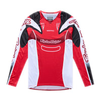 Troy Lee Designs Spring 2026 Youth SE PRO Salvo MX Jersey Red White