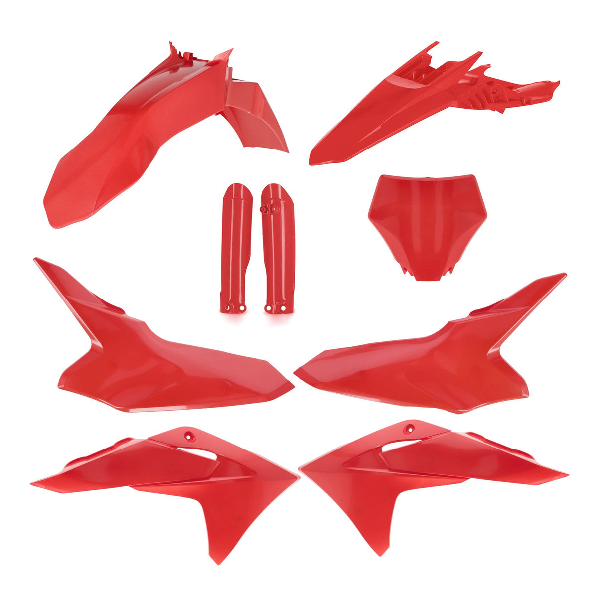 Acerbis Full Plastic Kit Red For Gas Gas MC-E 5 2025-2026