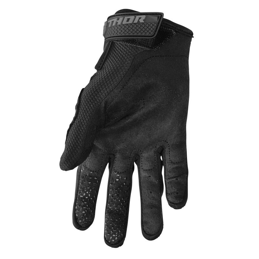 Thor Youth Sector Black Grey Motocross Gloves CLEARANCE