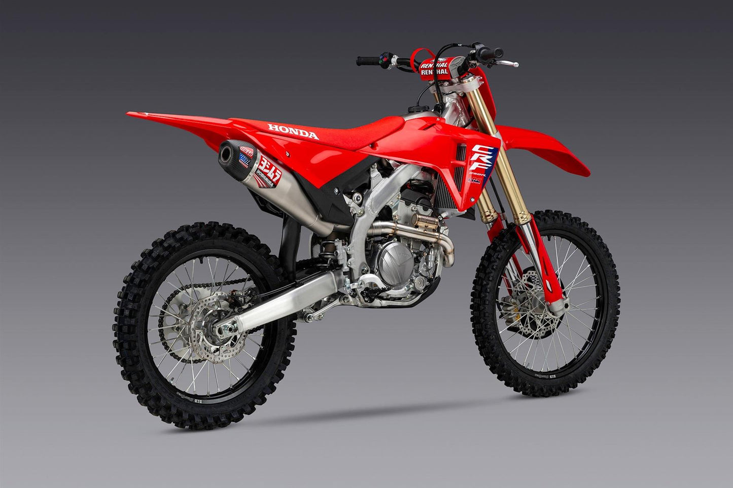 Yoshimura RS-12 Full Exhaust System Stainless Steel Carbon Cap For Motocross Enduro Motorcycles