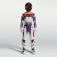 Alpinestars 2027 Techstar Swan MX Combo Kit Light Lilac Dark Gray Red Fluo