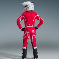 Alpinestars 2026 Youth Fluid Apex Motocross Combo Kit Red White