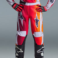 Alpinestars 2026 Youth Fluid Portl Motocross Pants Red Grey