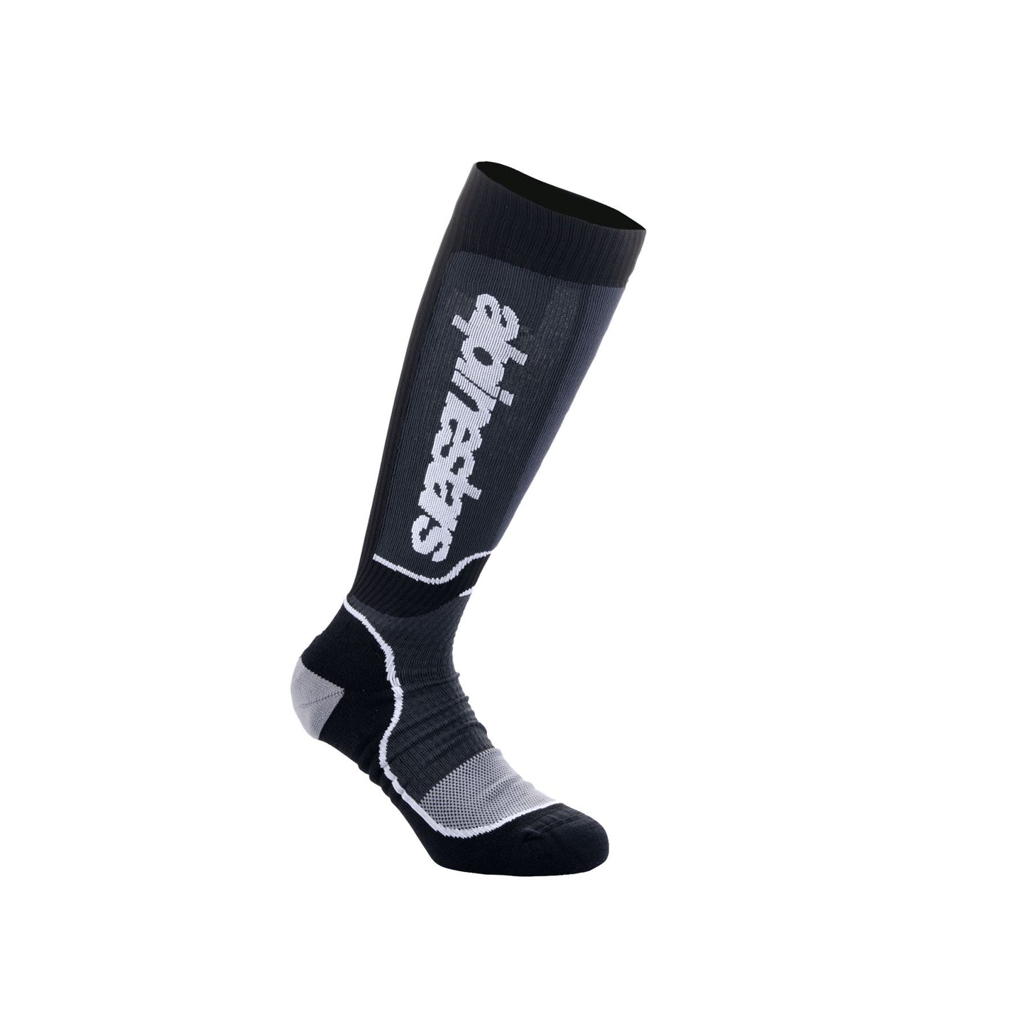 Alpinestars 2025 Youth MX Plus Socks Black White