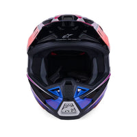 Alpinestars 2026 SM7 Fuse Motocross Helmet Blue Purple Pink