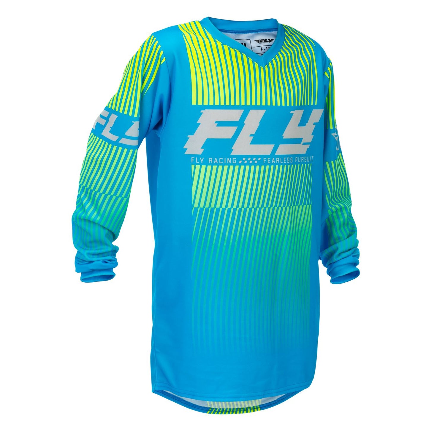 Fly Racing 2026 Motocross Combo Kit F-16 Youth  Blue Hi-Vis