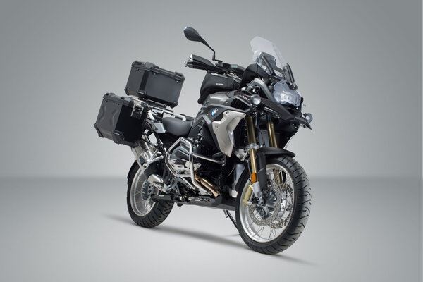 SW-Motech TRAX ADV Full Luggage System Black Kit For BMW R 1200 GS ABS Adventure Triple Black 2017
