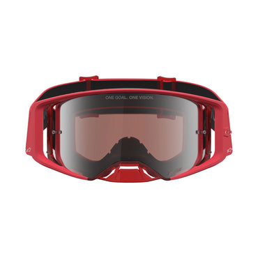 Alpinestars 2027 Supertech Vesta MX Goggles Red Flo Chrome Mirror Silver