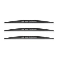 Alpinestars Vision 8-5-3 Roll Off Mud Strip 3 Pack Black