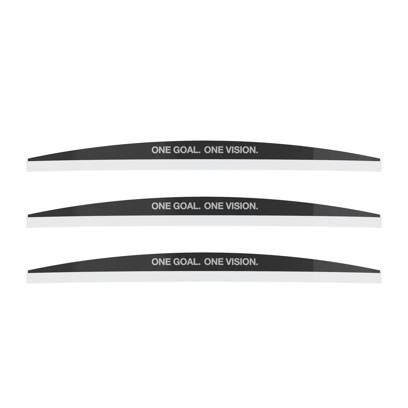 Alpinestars Vision 8-5-3 Roll Off Mud Strip 3 Pack Black