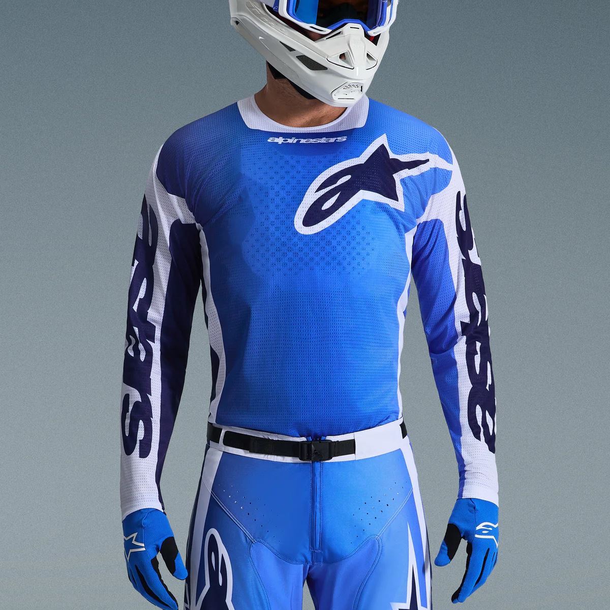 Alpinestars 2026 Racer Air Portl Motocross Jersey Ucla Blue White
