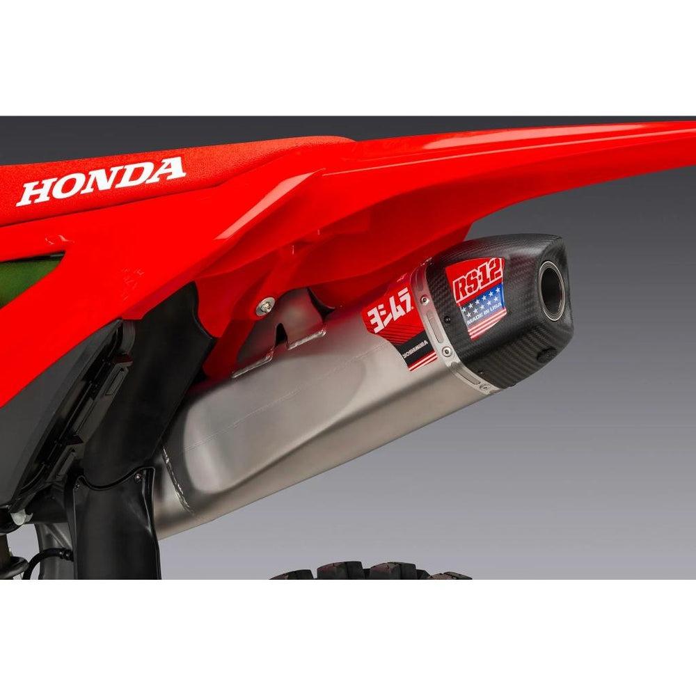 Yoshimura RS-12 Slip On Stainless Steel Carbon Cap For Motocross Enduro Motorcycles