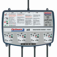 Optimate 3 Quad Bank 3 x 4 Bank 12V 0.8A Battery Saving Charger & Maintainer