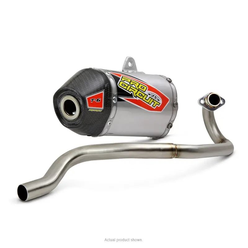 Pro Circuit T-6 Stainless Exhaust System  For Kawasaki KLX 110 2010-2025