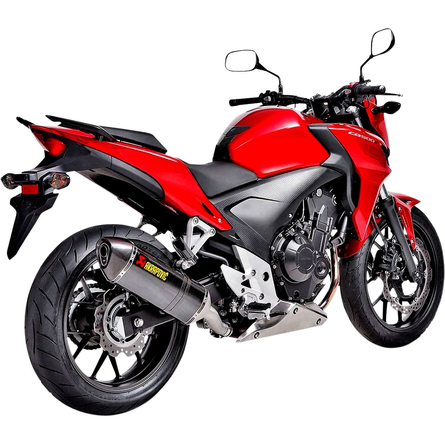 Akrapovic Carbon Fiber Line Slip On Silencer For Honda CB 400 X 2013-2016
