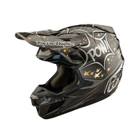 Troy Lee Designs 2025 Motocross Helmet SE5 Carbon Cosmic Explosion Grey