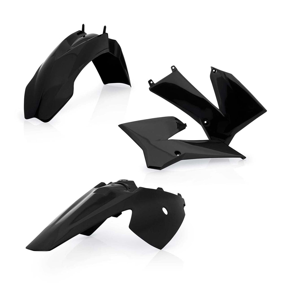 Acerbis Plastic Kit Black For KTM SX 85 2006-2012