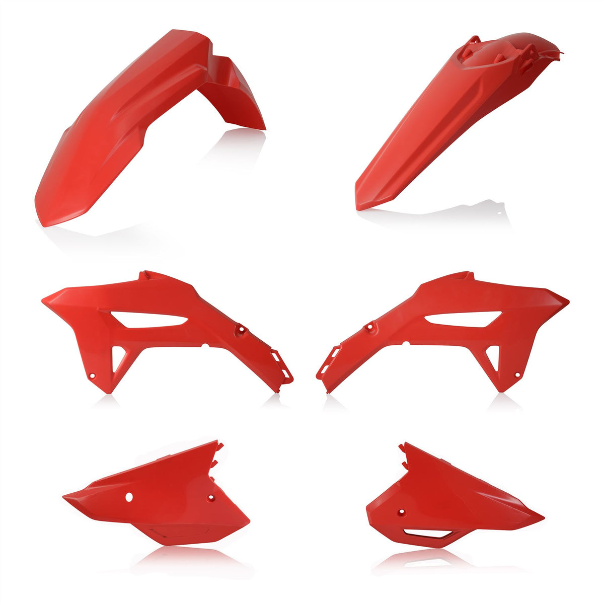 Acerbis Plastic Kit Red For HONDA CRF 250 R 2022-2024