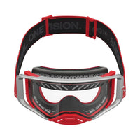Alpinestars 2027 Supertech Dura Air Fluid MX Goggles Red Silver Clear