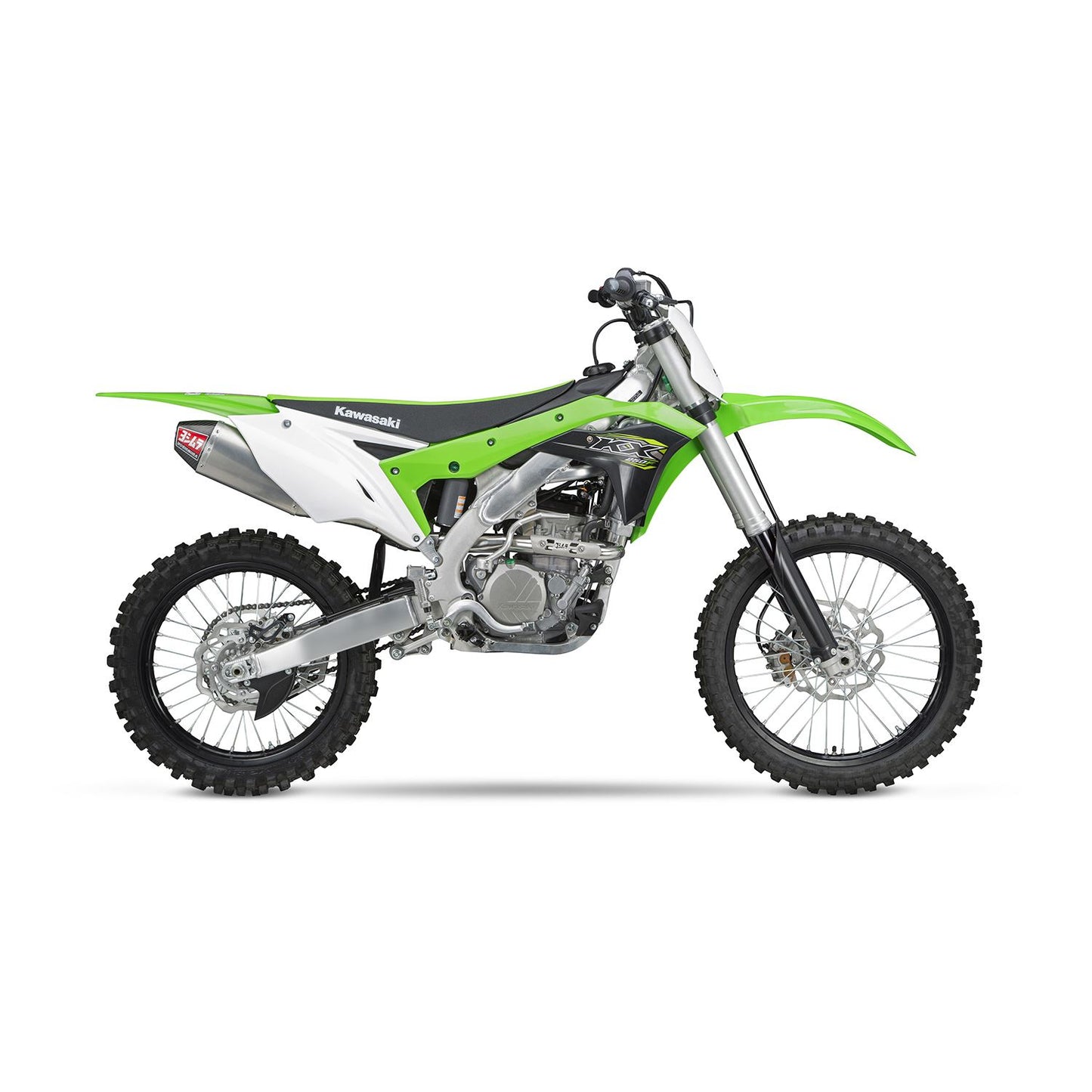 Yoshimura RS-4 Full Exhaust System Stainless Aluminium Carbon Cap For Kawasaki KXF 250 2017-2020