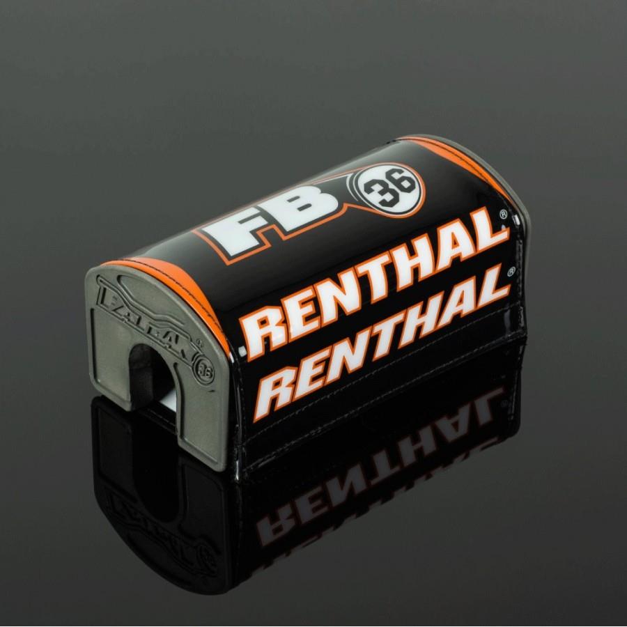Renthal Fat Bar 36 Pad Black Orange White Bar Pad New