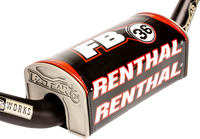 Renthal Fat Bar 36 Pad Black White Red Bar Pad New