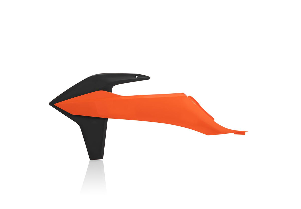 Acerbis Radiator Rad Scoops Orange Black For KTM XC 300 2019
