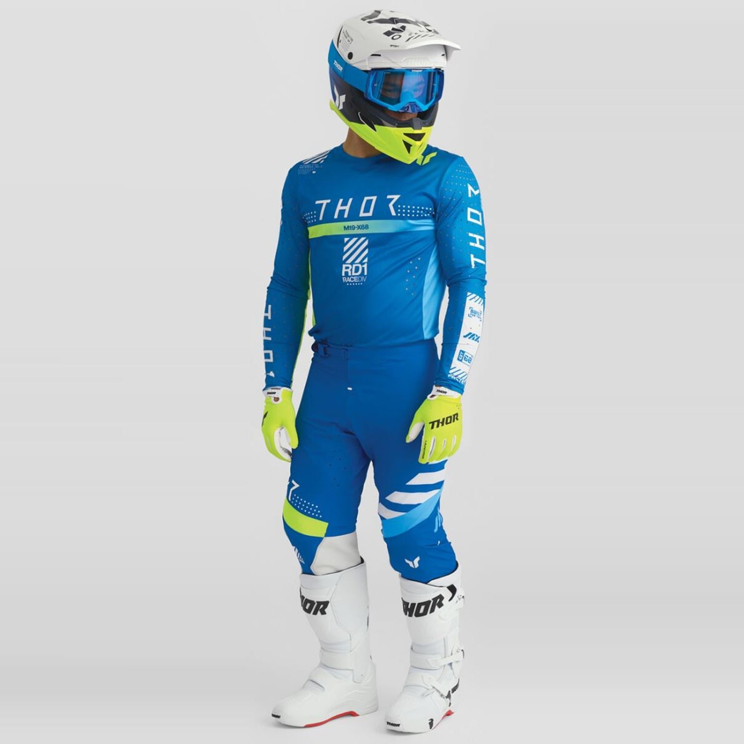 Thor 2026 Sportmode Synth Blue MX Combo Kit