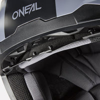 O'Neal 2025 Motocross Helmet EXSRS Hitch Black Grey Neon Yellow