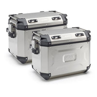 Kappa Bike Luggage K’FORCE MONOKEY Full Luggage System Silver For Aprilia Tuareg 660 ABS 2021-2024
