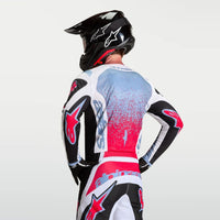 Alpinestars 2027 Fluid Drag MX Jersey Black White Light Blue Red Fluo