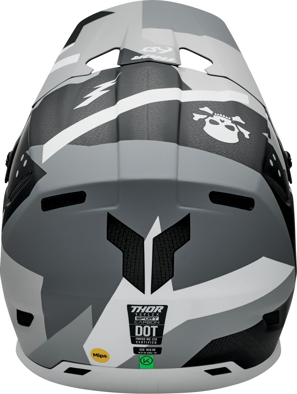 Thor MX Spring 2026 Helmet Reflex Sport Carbon Brave Grey White