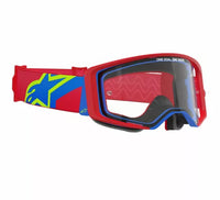 Alpinestars 2025 Goggles Supertech Corp Red Black Clear