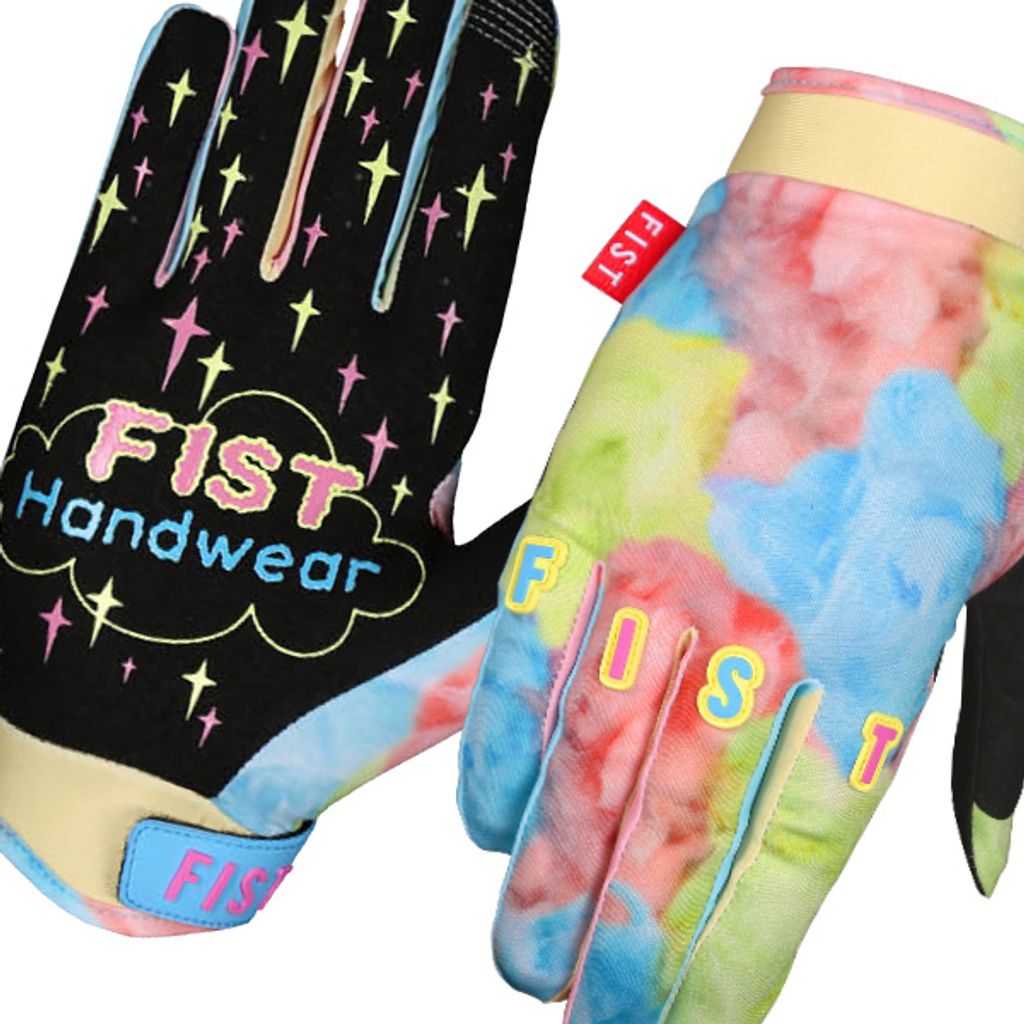 Fist Fairy Floss Blue Adult Gloves Motocross MTB Quad