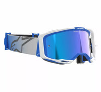 Alpinestars 2025 Goggles Vision 8 Corp Blue White Mirror Blue