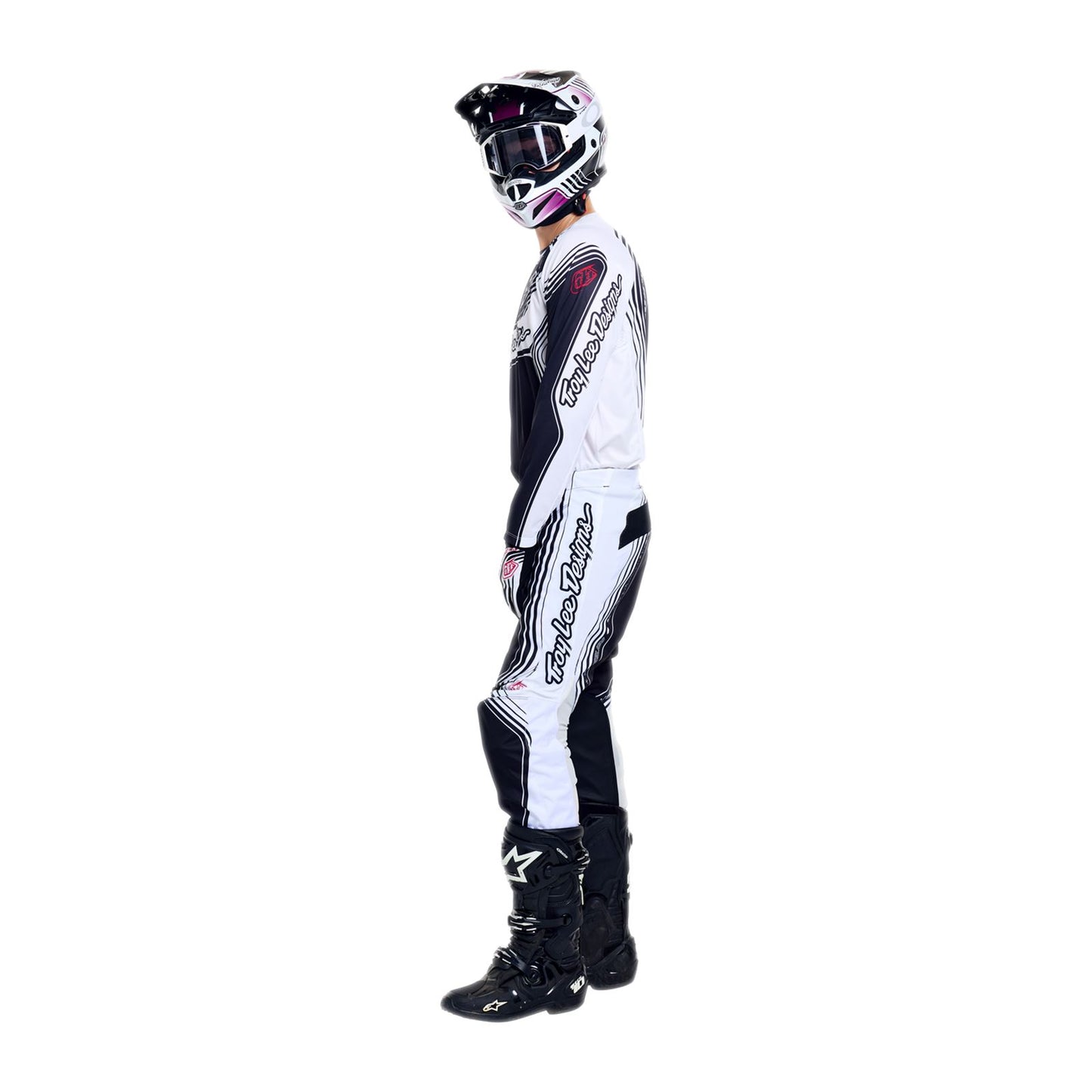 Troy Lee Designs Spring 2026 GP Pro Streamline MX Combo Kit Black White