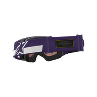 Alpinestars 2026 Supertech Hunter Lawrence Signature Motocross Goggles Purple White Mirror Silver One Size