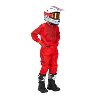 Fly Racing 2026 Motocross Combo Kit F-16 Youth  Red