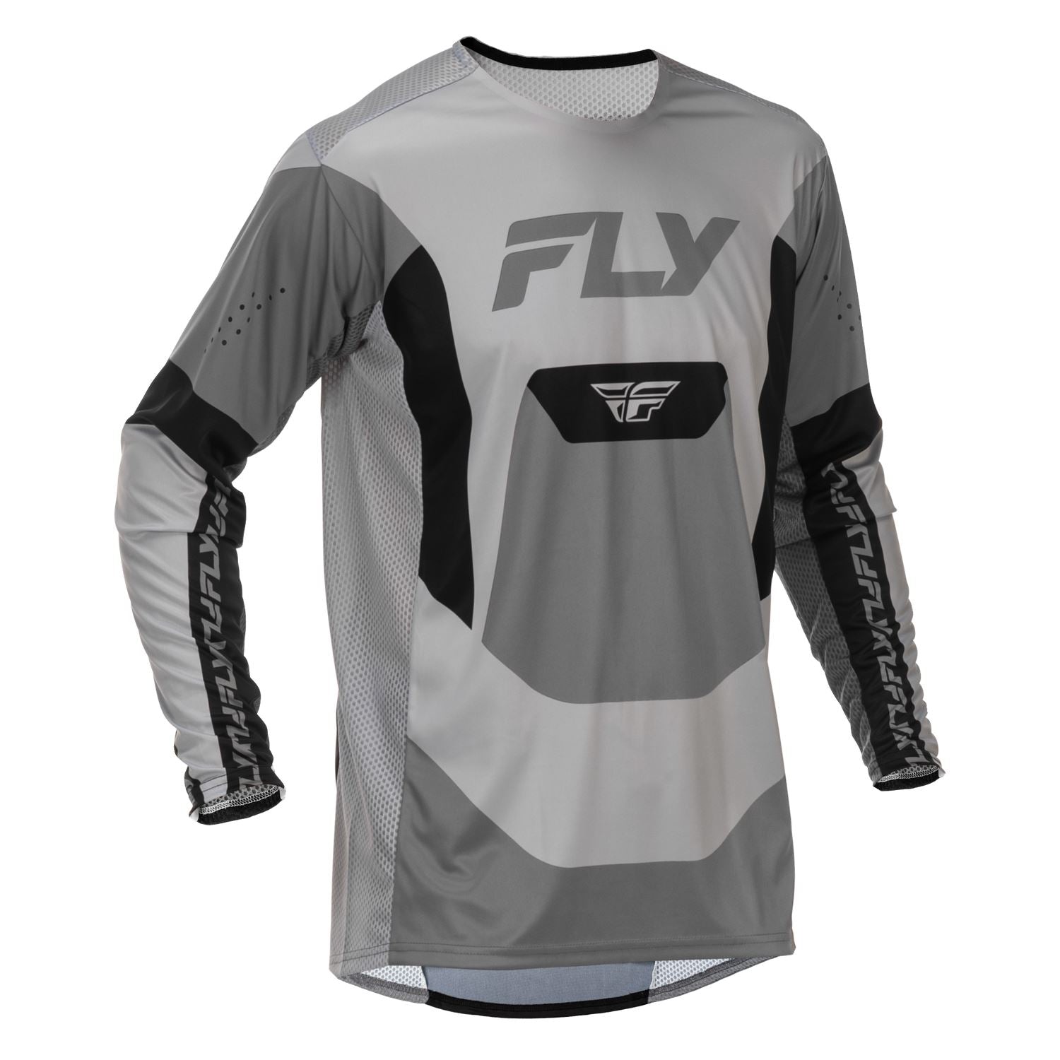 Fly Racing 2026 Motocross Jersey Lite  Grey Black
