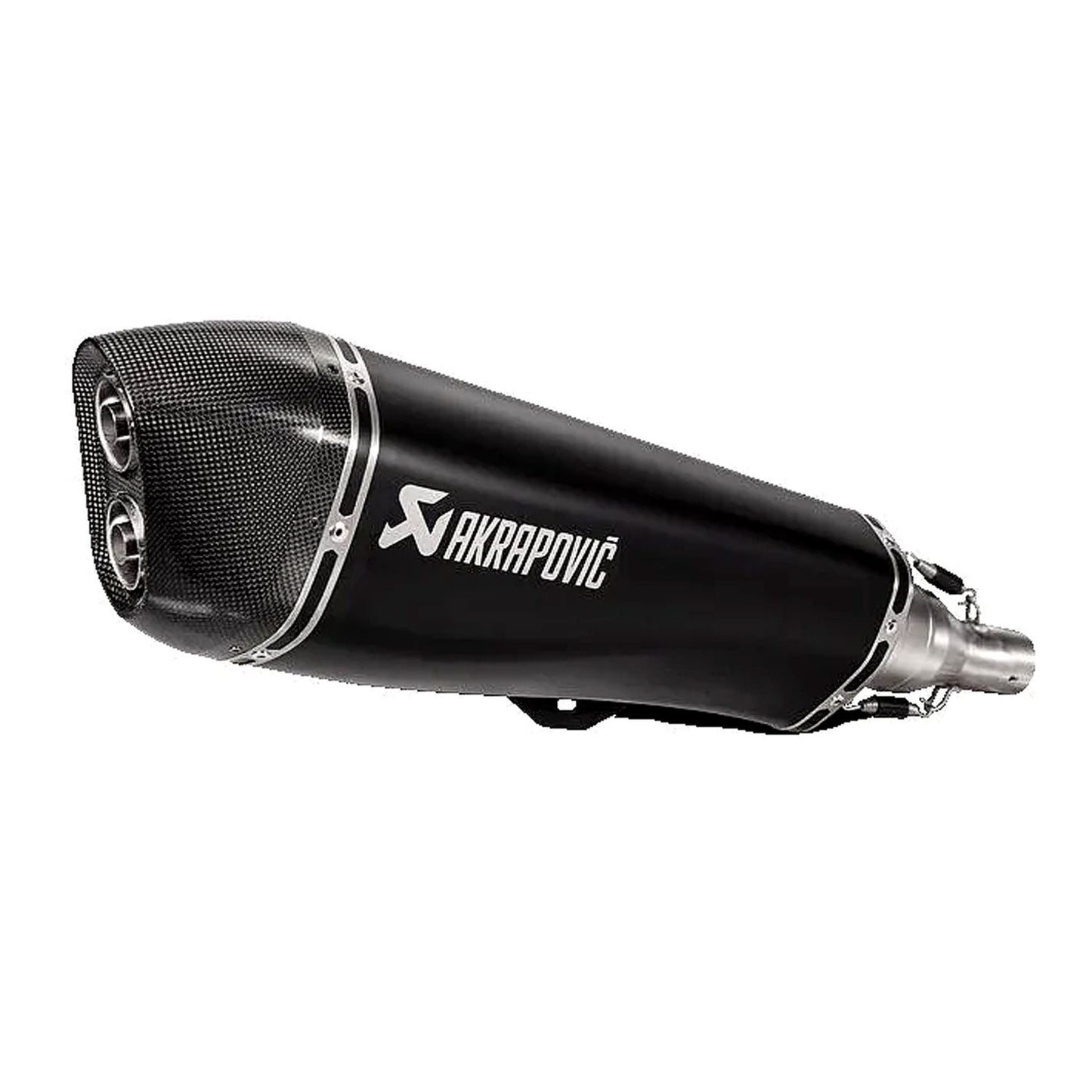 Akrapovic Stainless Steel Black Line Slip On Silencer For Piaggio MP3 500 ABS Business 2019
