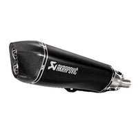 Akrapovic Stainless Steel Black Line Slip On Silencer For Piaggio MP3 500 ABS Business 2019