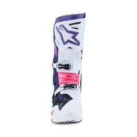 Alpinestars 2026 Tech 10 MX Boots White Violet Navy Blue Pink Flo