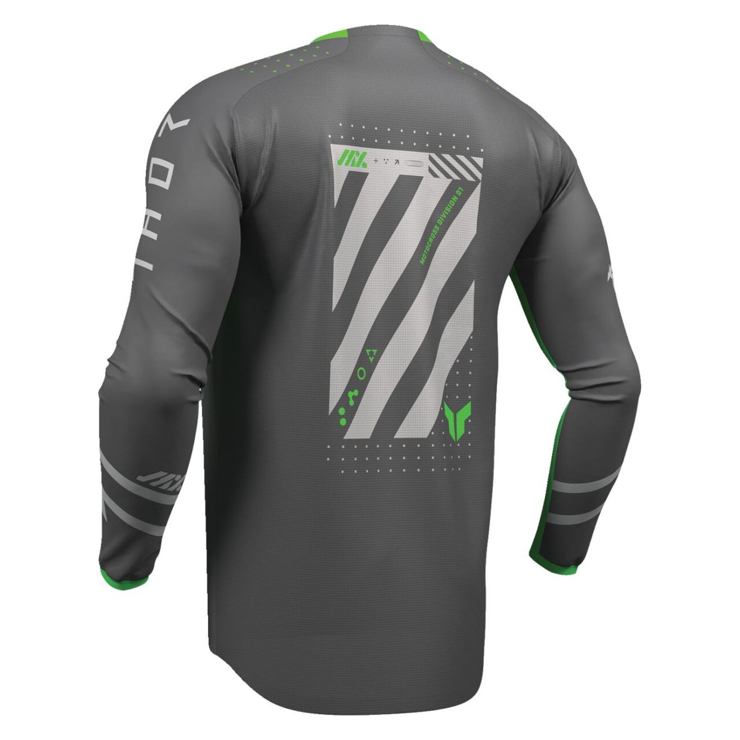 Thor 2026 Launchmode Futura Charcoal Green MX Combo Kit