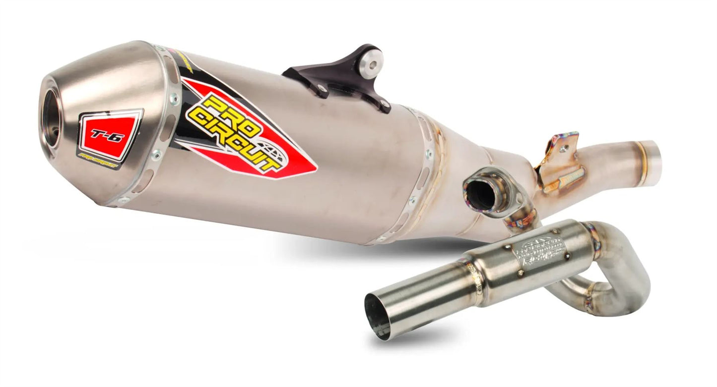 Pro Circuit T-6 BC Stainless/Titanium Exhaust System For Kawasaki KX 450 50th Anniversary 2024