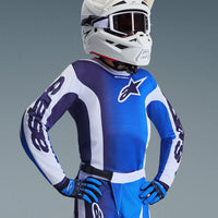Alpinestars 2026 Youth Fluid Portl Motocross Jersey Ucla Blue White