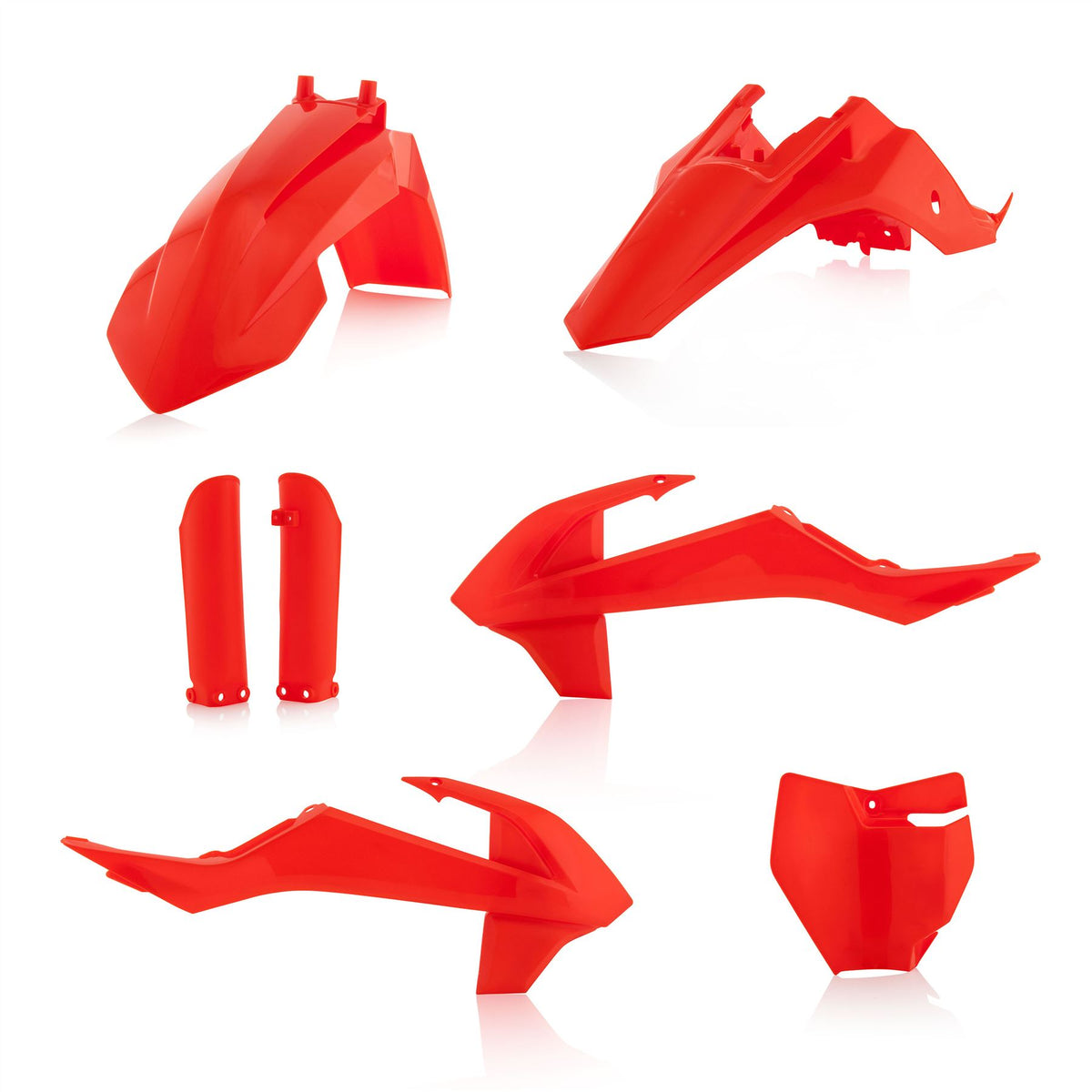 Acerbis Full Plastic Kit Orange Flou For KTM SX 65 2019-2023
