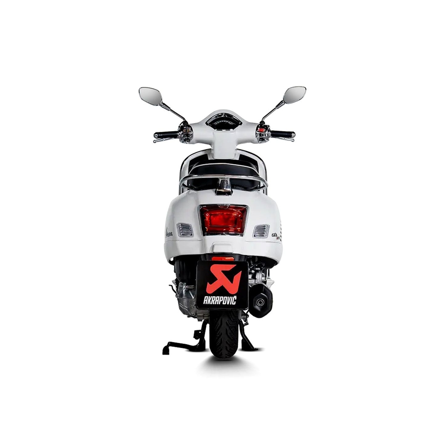 Akrapovic Stainless Steel Black Line Slip On Silencer For Vespa GTS 310 HPE ABS Super Sport 2025-2026