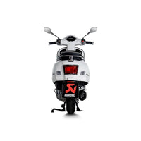 Akrapovic Stainless Steel Black Line Slip On Silencer For Vespa GTS 310 HPE ABS Super Sport 2025-2026