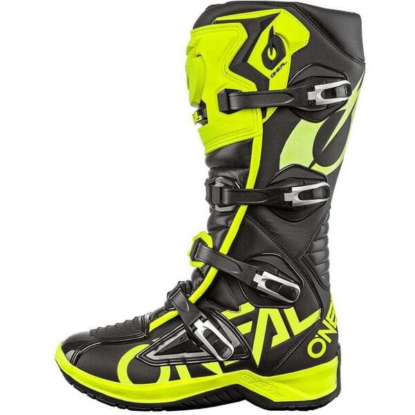 O'Neal 2024 Motocross Boots RMX Black Neon Yellow